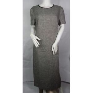 Vintage Talbots Dress Side Buttons Size 10